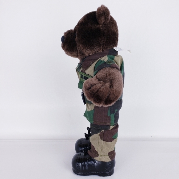 BEAR ForceS Of America US Army Small Stuffed Plush Teddy Bear - Picture 3 of 7